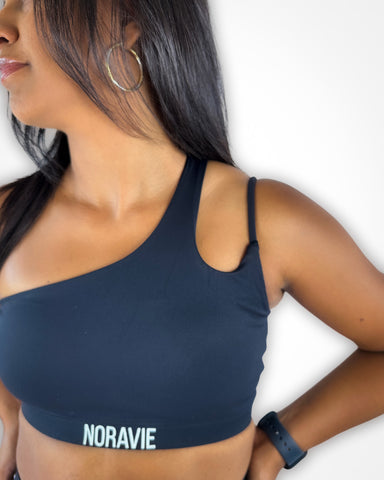 Solace One Shoulder Sports Bra - Noravie