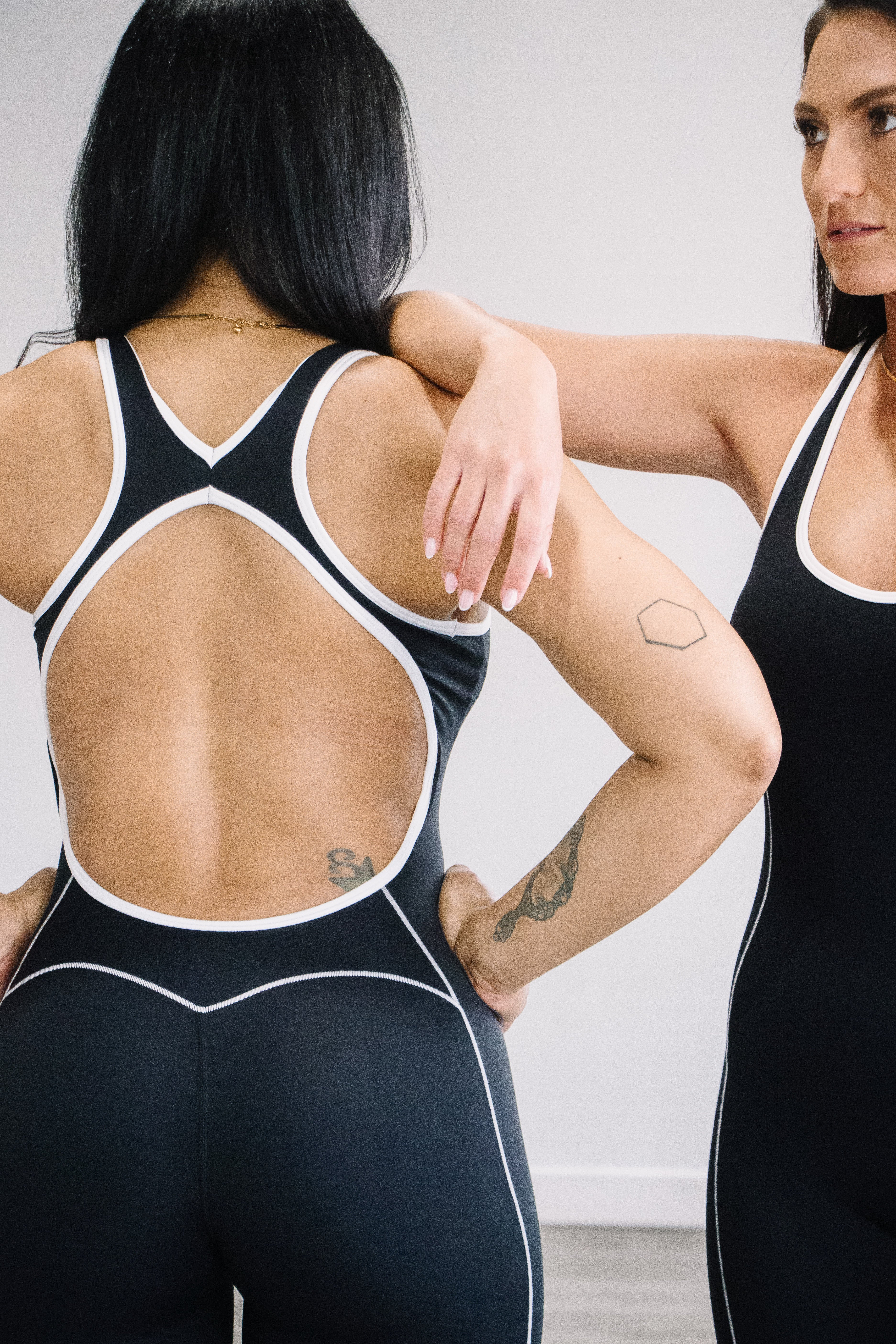 No Repeats Open Back Flare Bodysuit - Noravie
