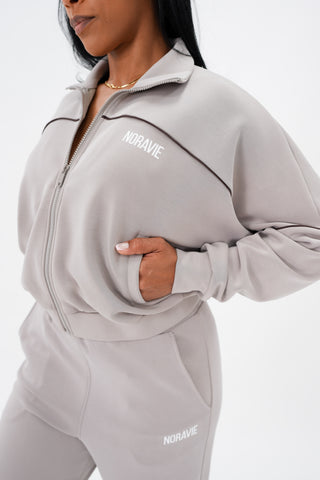 Follow Through Luxe Zip Up - Noravie