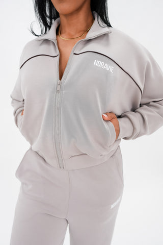 Follow Through Luxe Zip Up - Noravie