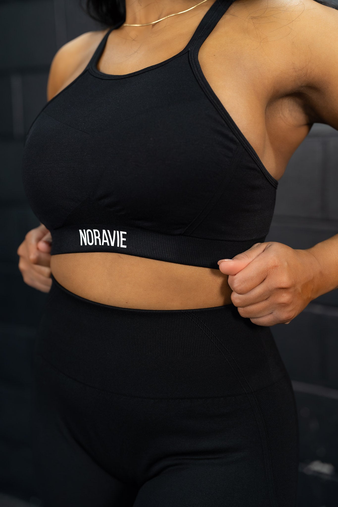 Harmony Hue High Neck Bra - Noravie