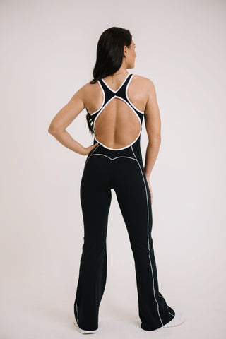 No Repeats Open Back Flare Bodysuit