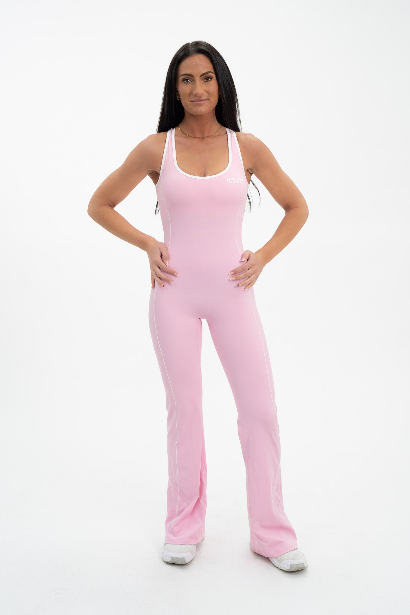 No Repeats Open Back Flare Bodysuit - Noravie
