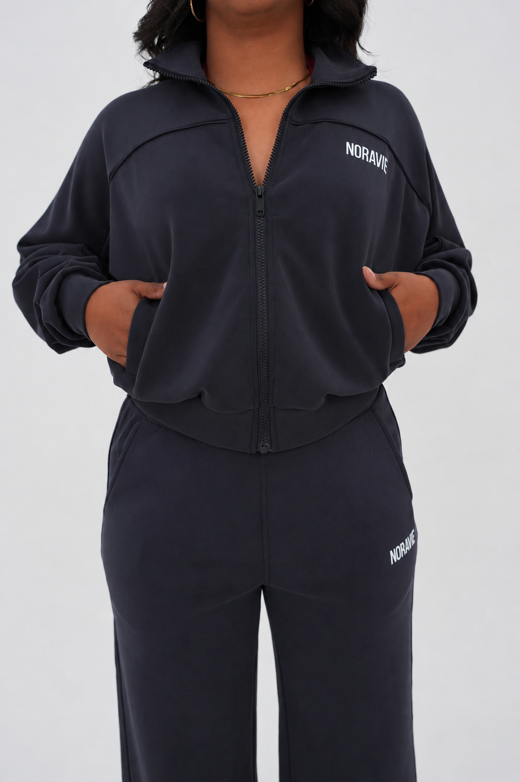 Follow Through Luxe Zip Up - Noravie