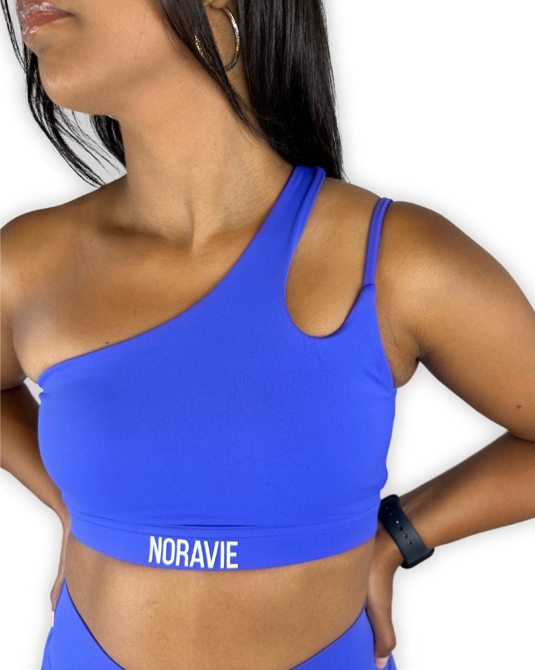 Solace One Shoulder Sports Bra - Noravie