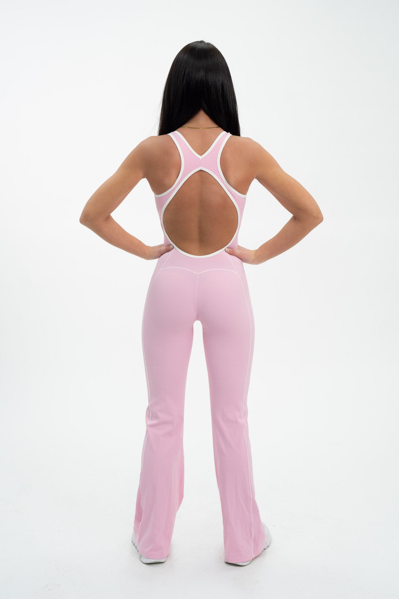 No Repeats Open Back Flare Bodysuit - Noravie