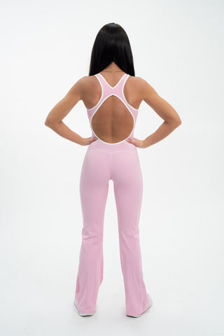 No Repeats Open Back Flare Bodysuit - Noravie