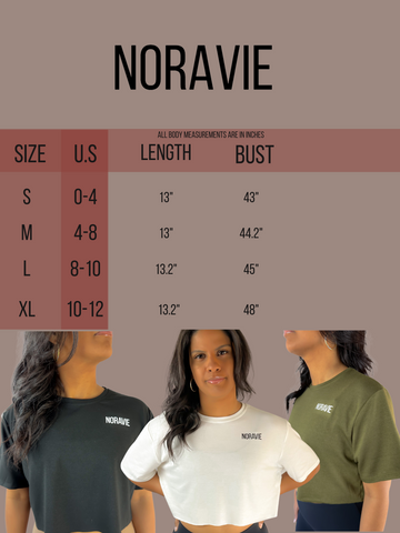 Admire Crop Top Tee - Noravie