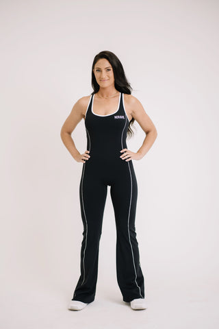 No Repeats Open Back Flare Bodysuit