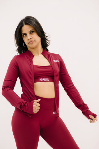 On My Terms Zip Up Jacket - Noravie