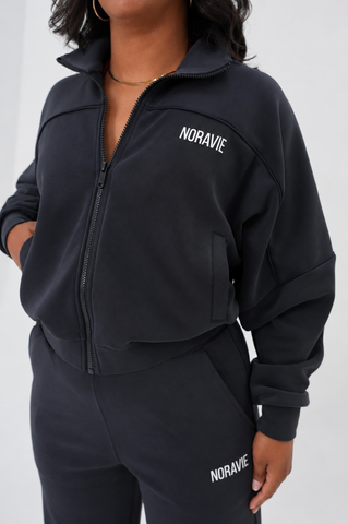 Follow Through Luxe Zip Up - Noravie
