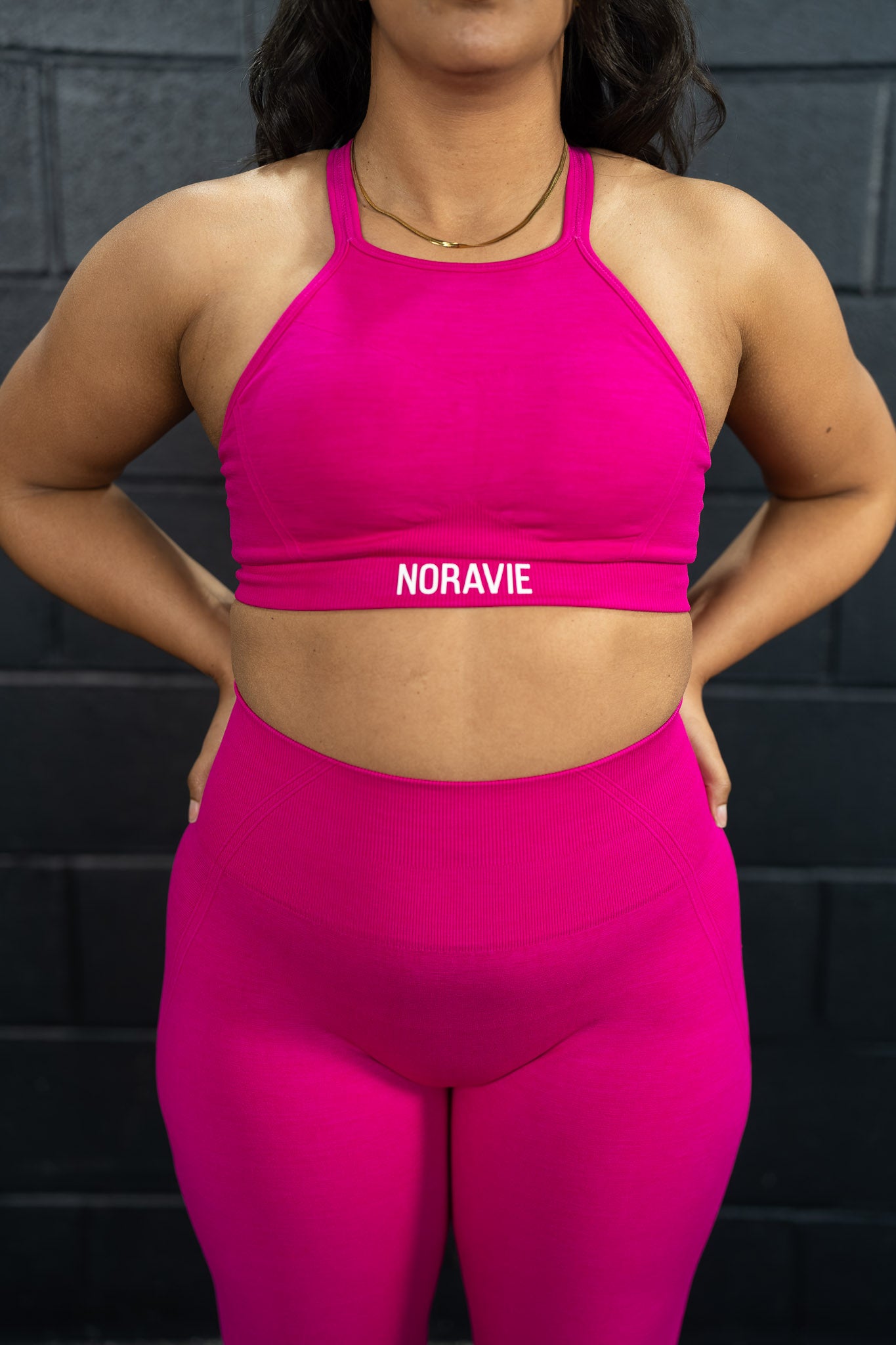 Harmony Hue High Neck Bra - Noravie