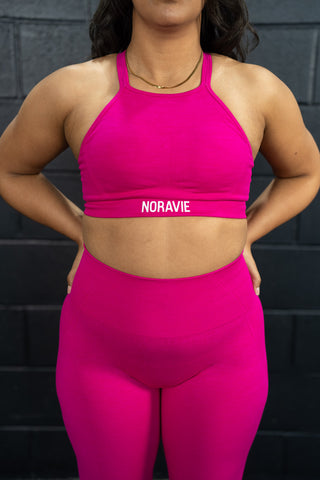 Harmony Hue High Neck Bra - Noravie