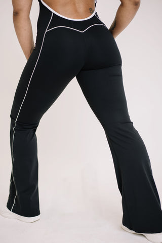 No Repeats Open Back Flare Bodysuit