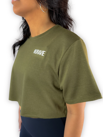 Admire Crop Top Tee - Noravie